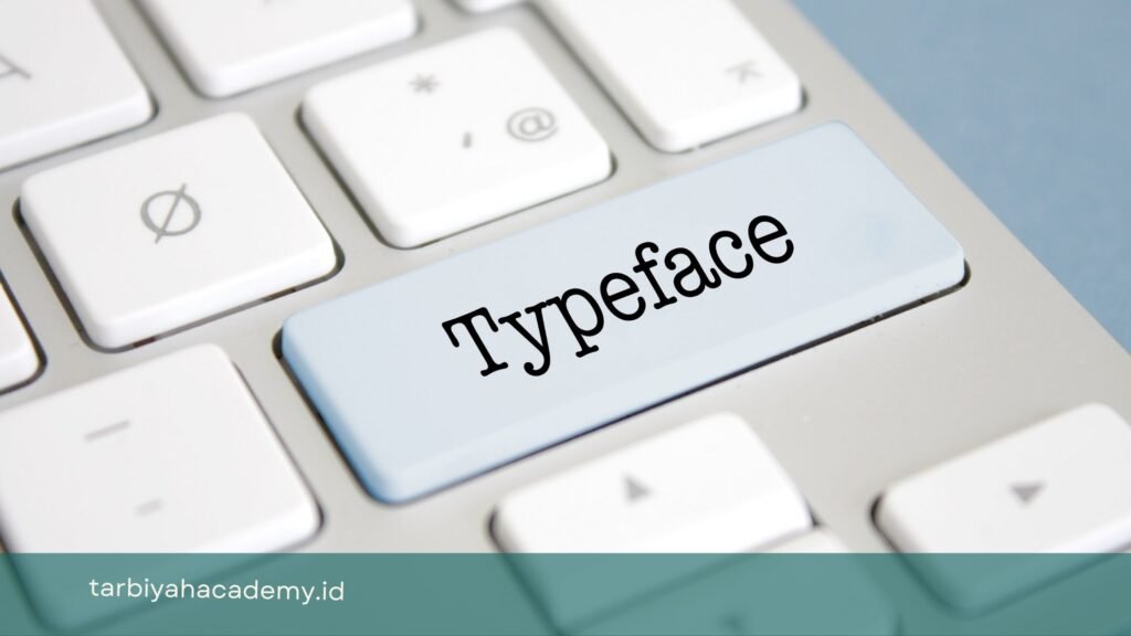 tipografi desain grafis.